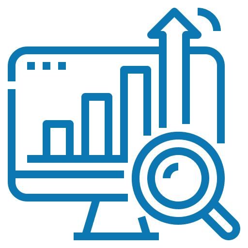 prioritized growth roadmap icon
