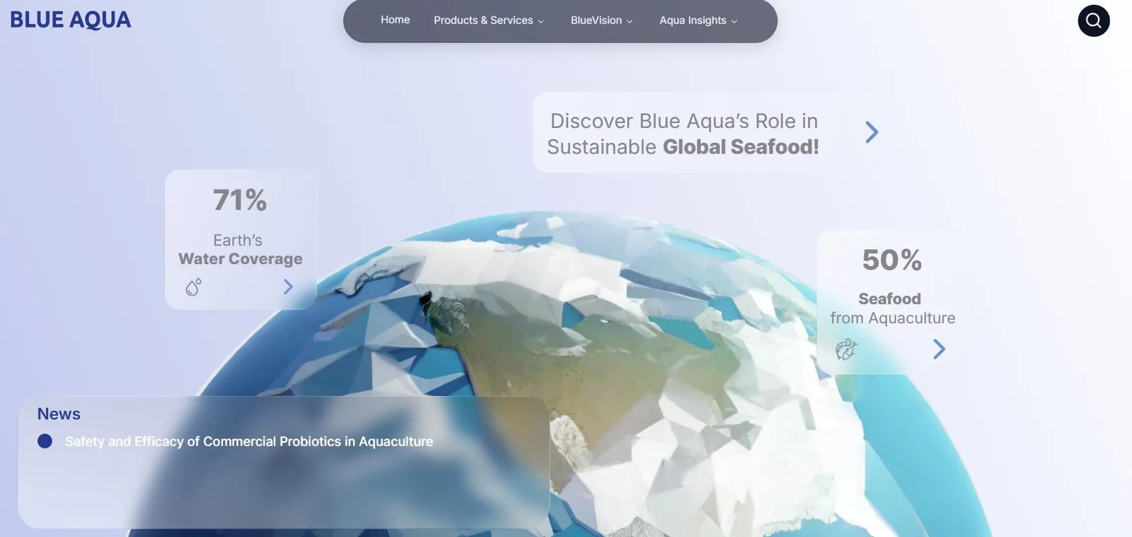 Blue Aqua: Design, delivered as drawn