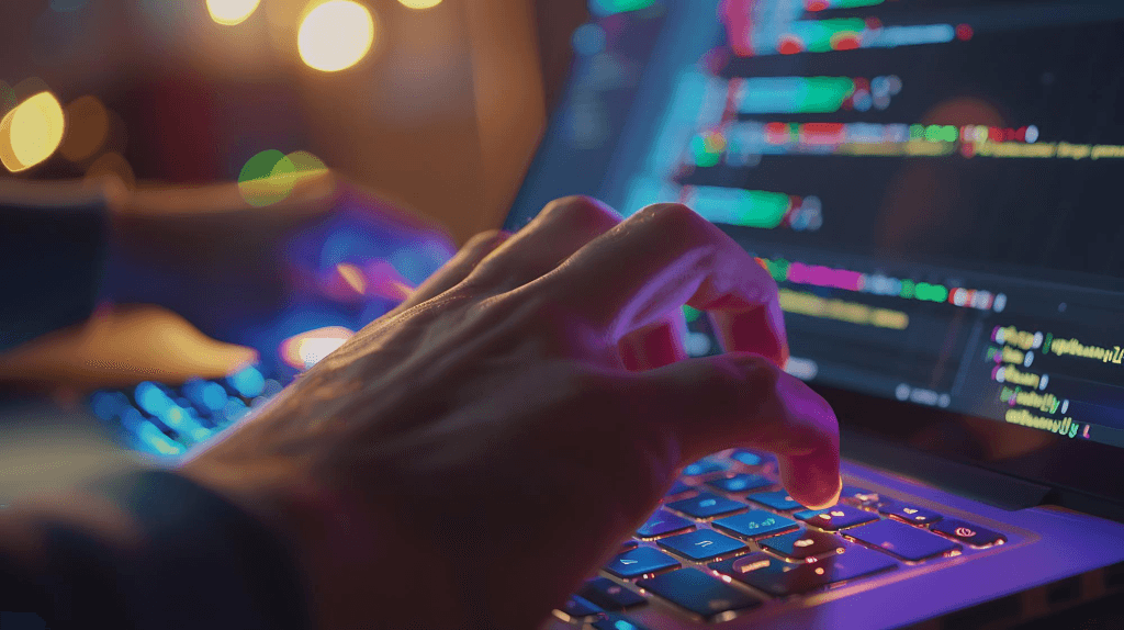 Web developer optimizing site speed and performance using modern technologies like Next.js