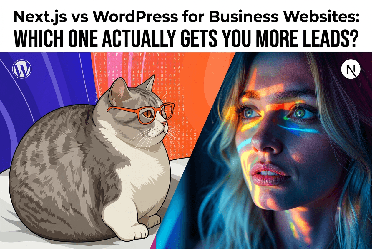 Next.js vs WordPress for Business Websites: Which One Actually Gets You More Leads?
