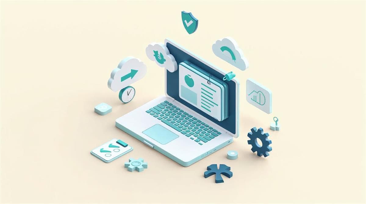 Website maintenance checklist with updates, backups, security and speed checks