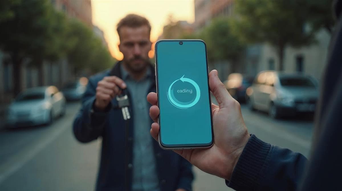 Slow-loading website on a phone losing a potential customer